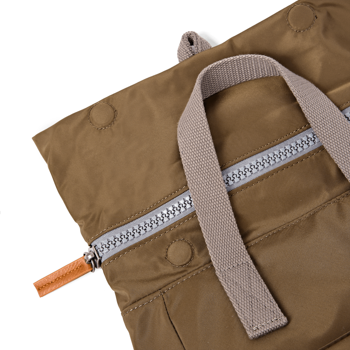 Canfield Roll Top Backpack in Army - RUTHERFORD & Co