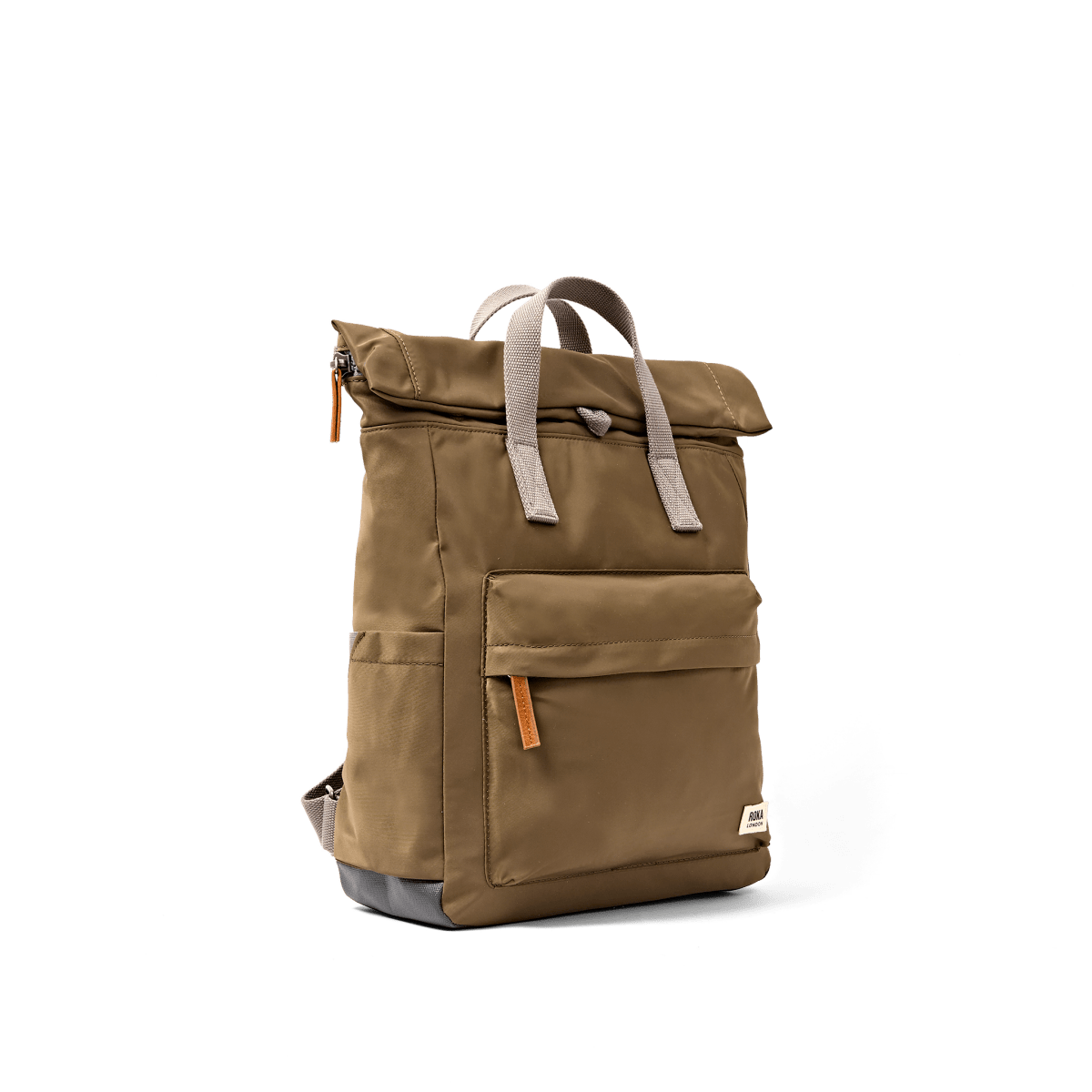 Canfield Roll Top Backpack in Army - RUTHERFORD & Co