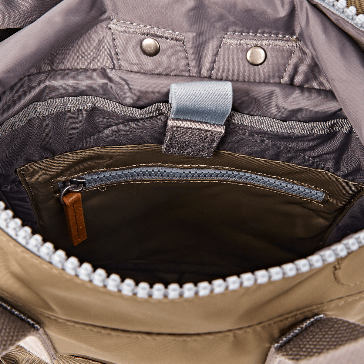 Canfield Roll Top Backpack in Army - RUTHERFORD & Co