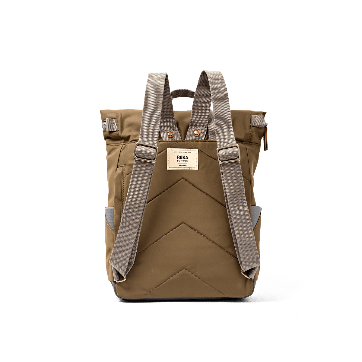 Canfield Roll Top Backpack in Army - RUTHERFORD & Co