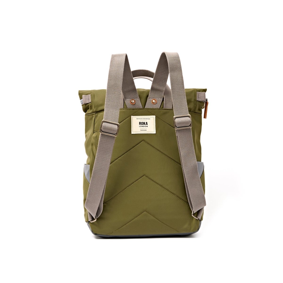 Canfield Roll Top Backpack in Chive - RUTHERFORD & Co