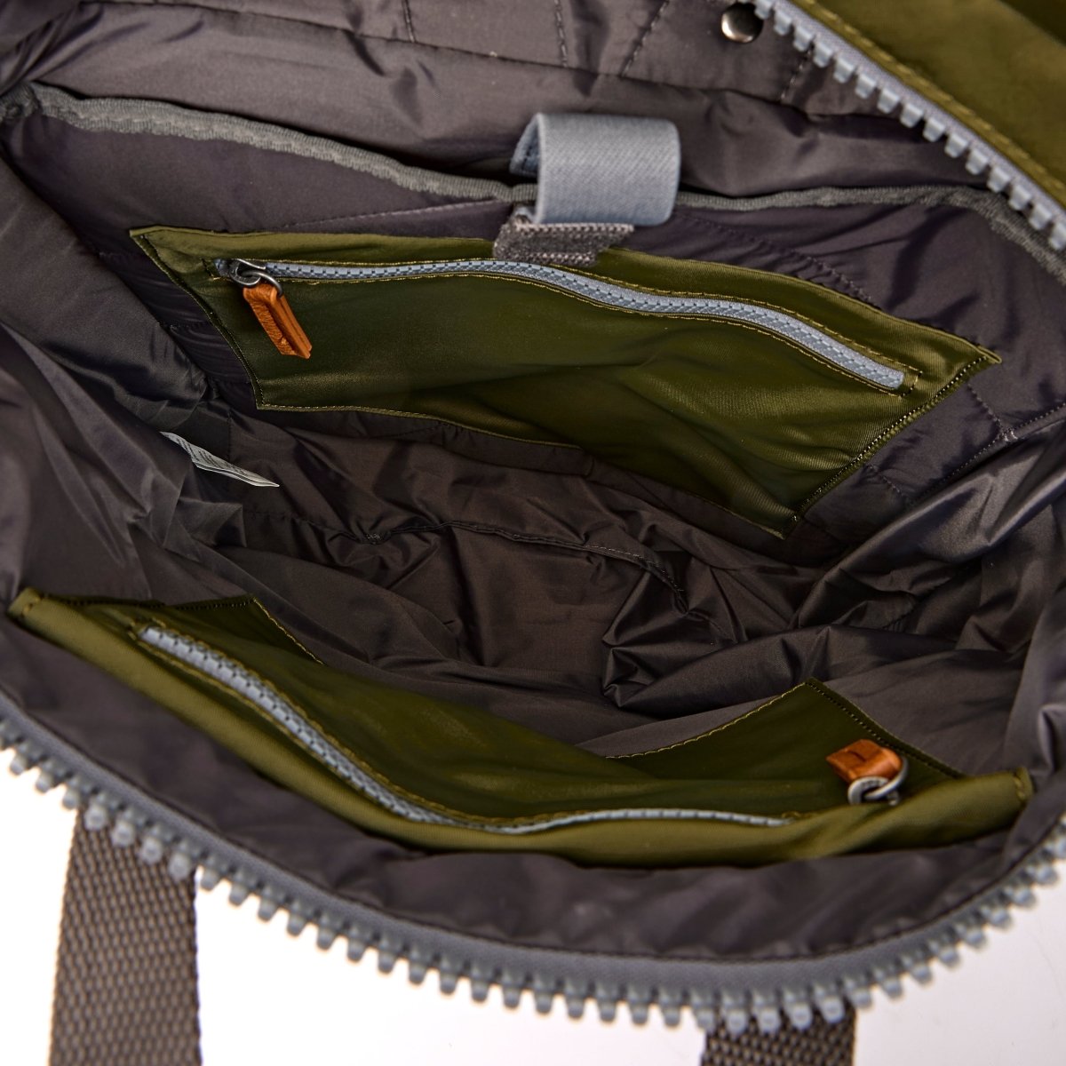 Canfield Roll Top Backpack in Chive - RUTHERFORD & Co