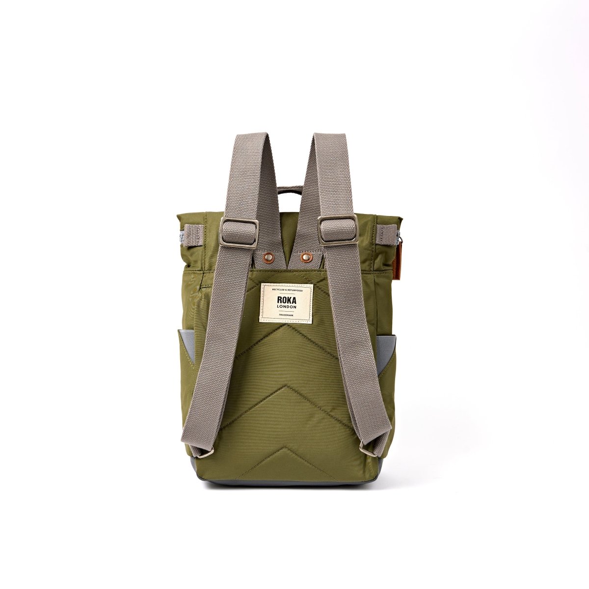 Canfield Roll Top Backpack in Chive - RUTHERFORD & Co