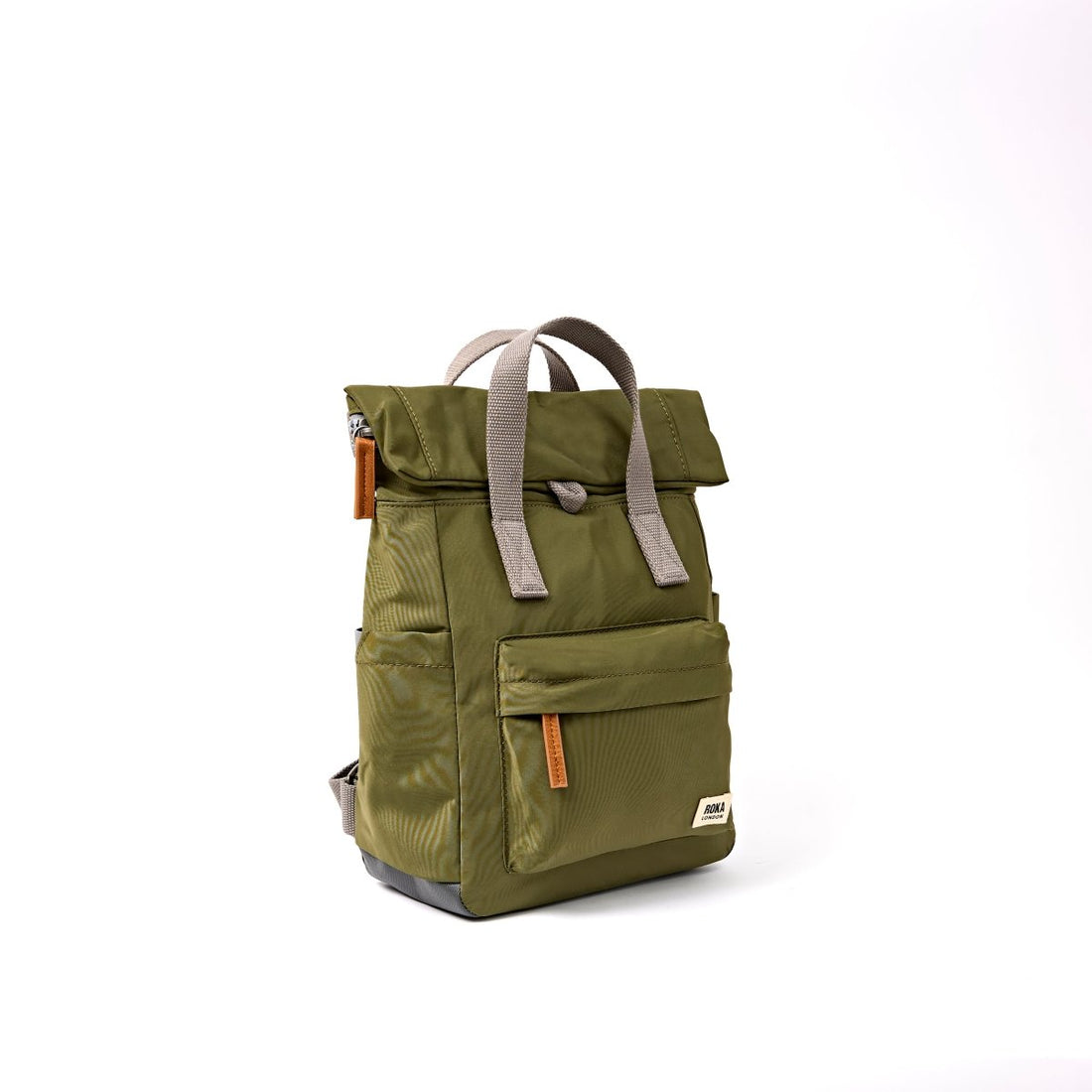 Canfield Roll Top Backpack in Chive - RUTHERFORD & Co