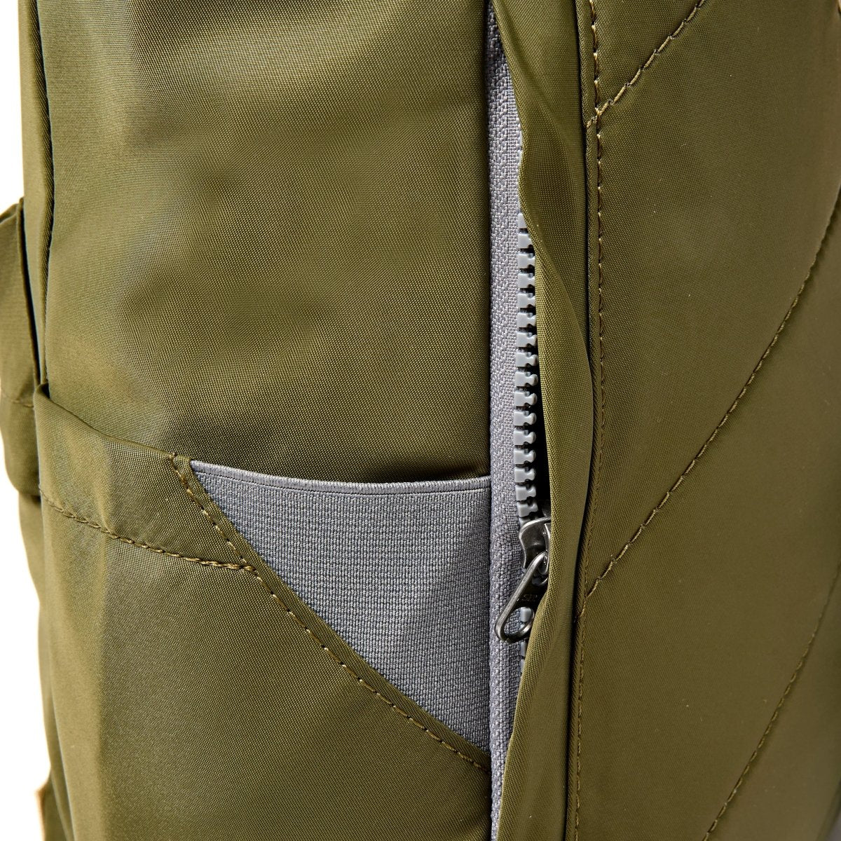 Canfield Roll Top Backpack in Chive - RUTHERFORD & Co