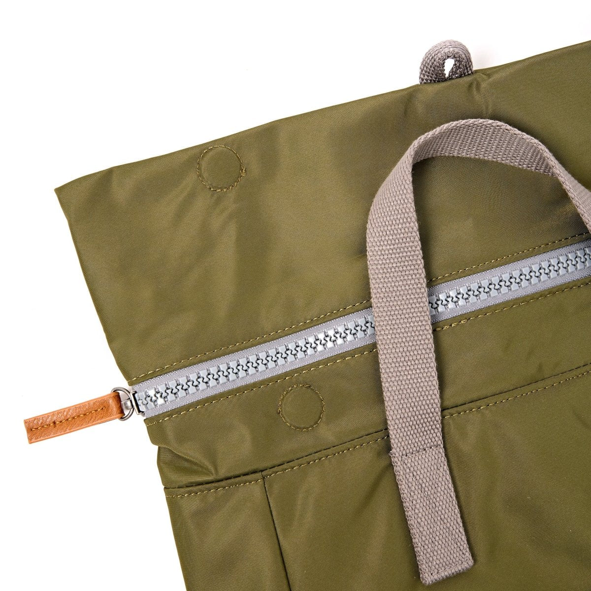 Canfield Roll Top Backpack in Chive - RUTHERFORD & Co