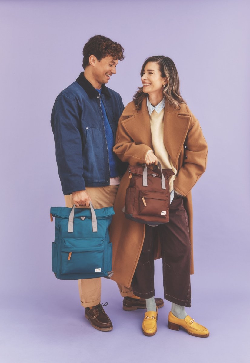 Canfield Roll Top Backpack in North Sea - RUTHERFORD & Co