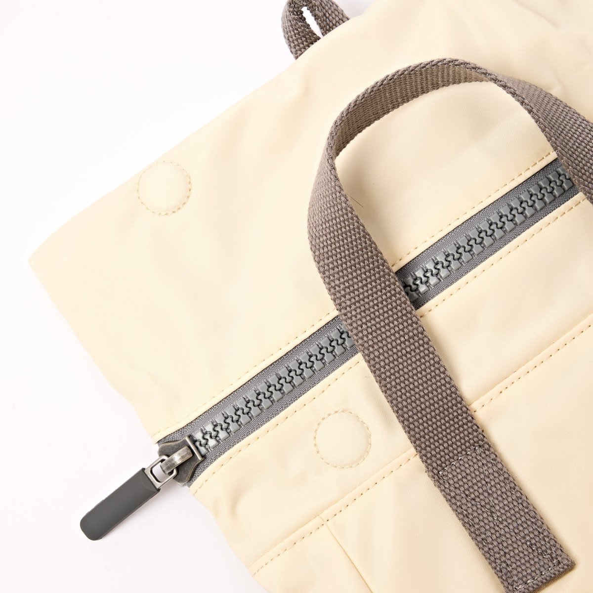 Canfield Roll Top Backpack in Wax Paper Stripe - RUTHERFORD & Co