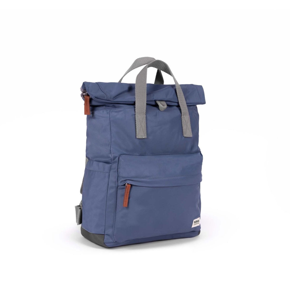 Canfield Roll Top Backpack Small Recycled Nylon - Airforce - RUTHERFORD & Co