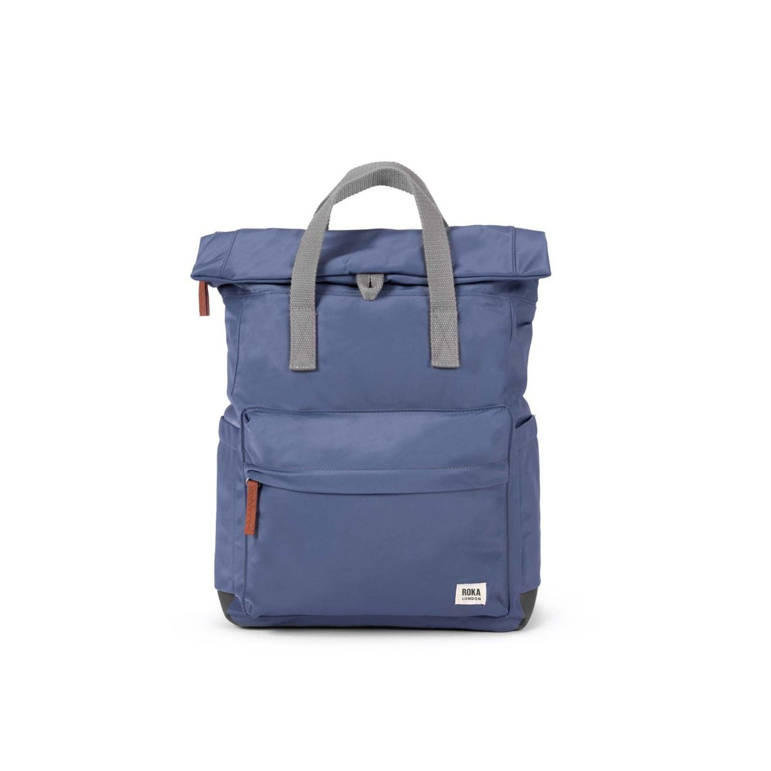 Canfield Roll Top Backpack Small Recycled Nylon - Airforce - RUTHERFORD & Co