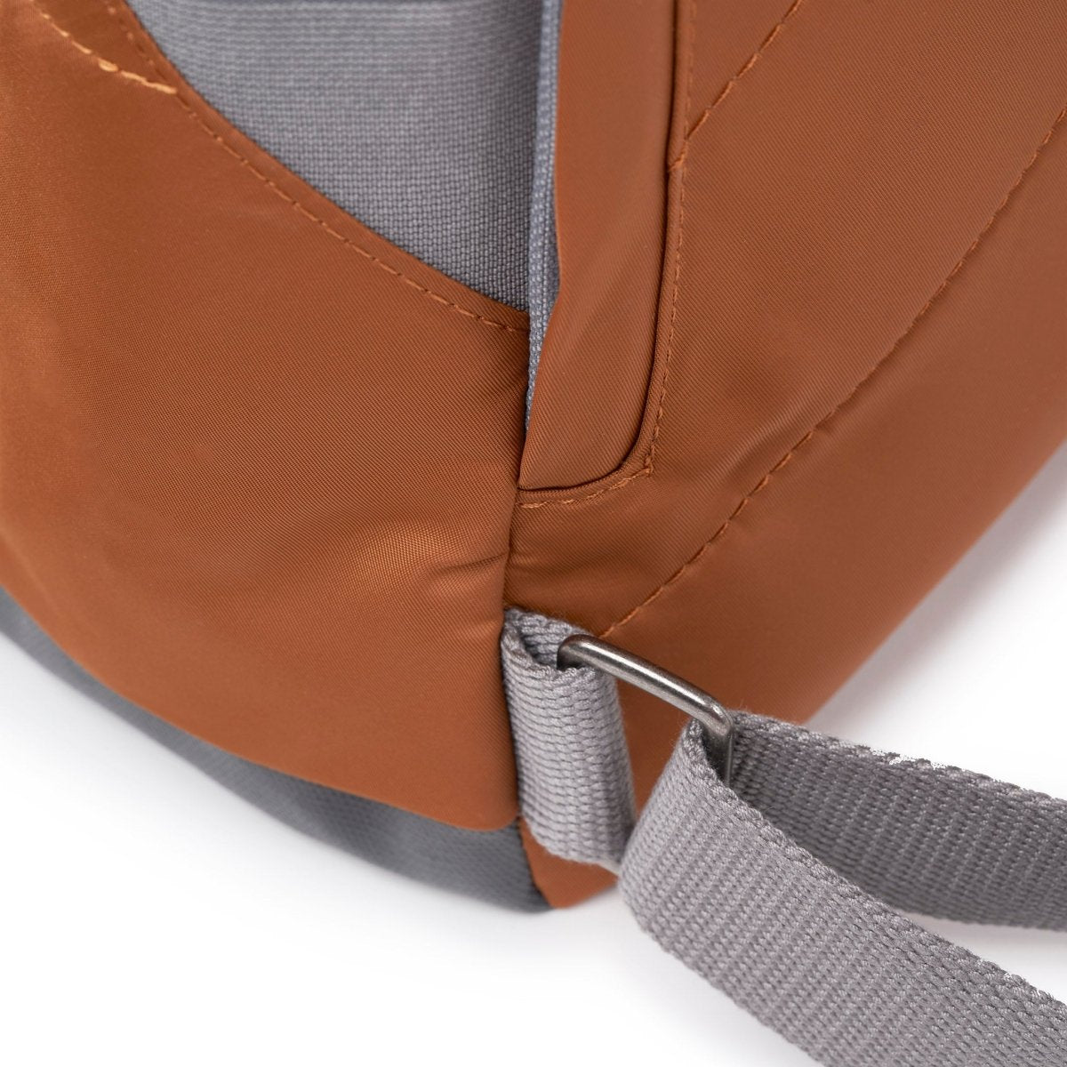 Canfield Roll Top Backpack Small Recycled Nylon - Bran - RUTHERFORD & Co