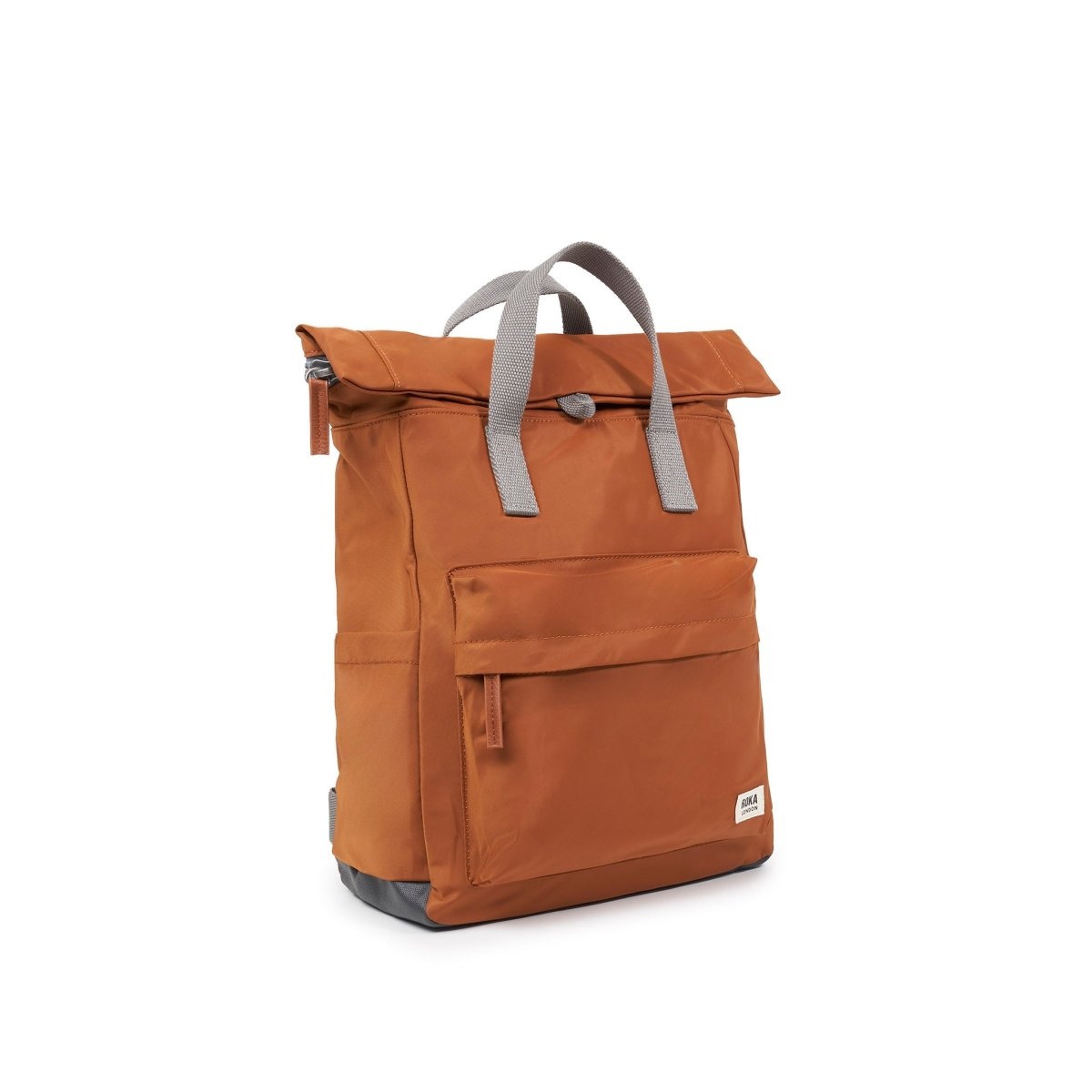 Canfield Roll Top Backpack Small Recycled Nylon - Bran - RUTHERFORD & Co