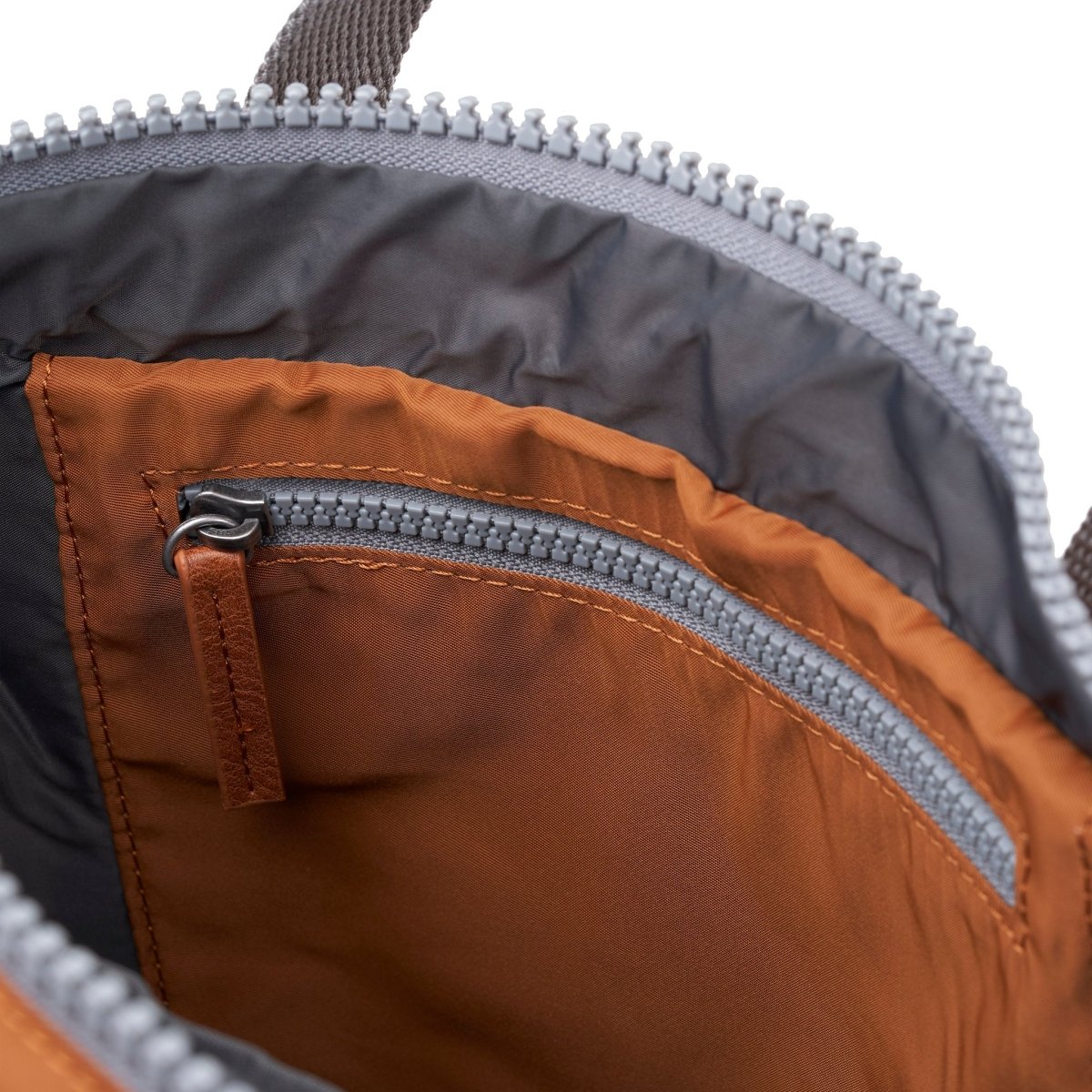 Canfield Roll Top Backpack Small Recycled Nylon - Bran - RUTHERFORD & Co