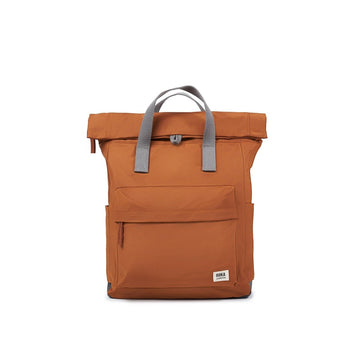 Canfield Roll Top Backpack Small Recycled Nylon - Bran - RUTHERFORD & Co