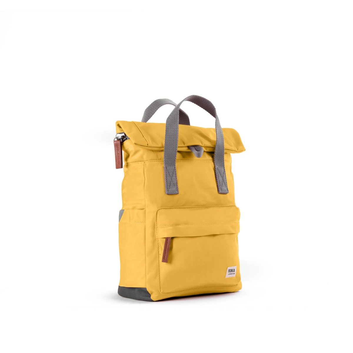 Canfield Roll Top Backpack Small Recycled Nylon - Corn - RUTHERFORD & Co