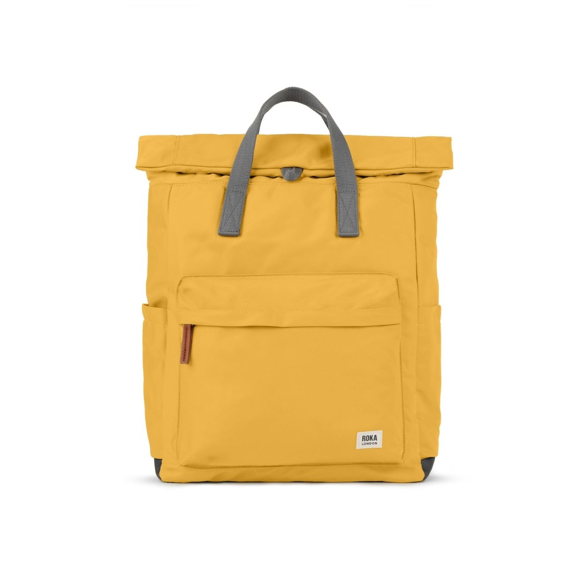 Canfield Roll Top Backpack Small Recycled Nylon - Corn - RUTHERFORD & Co