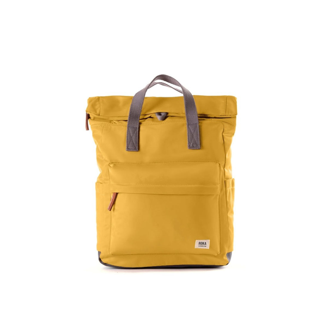 Canfield Roll Top Backpack Small Recycled Nylon - Corn - RUTHERFORD & Co