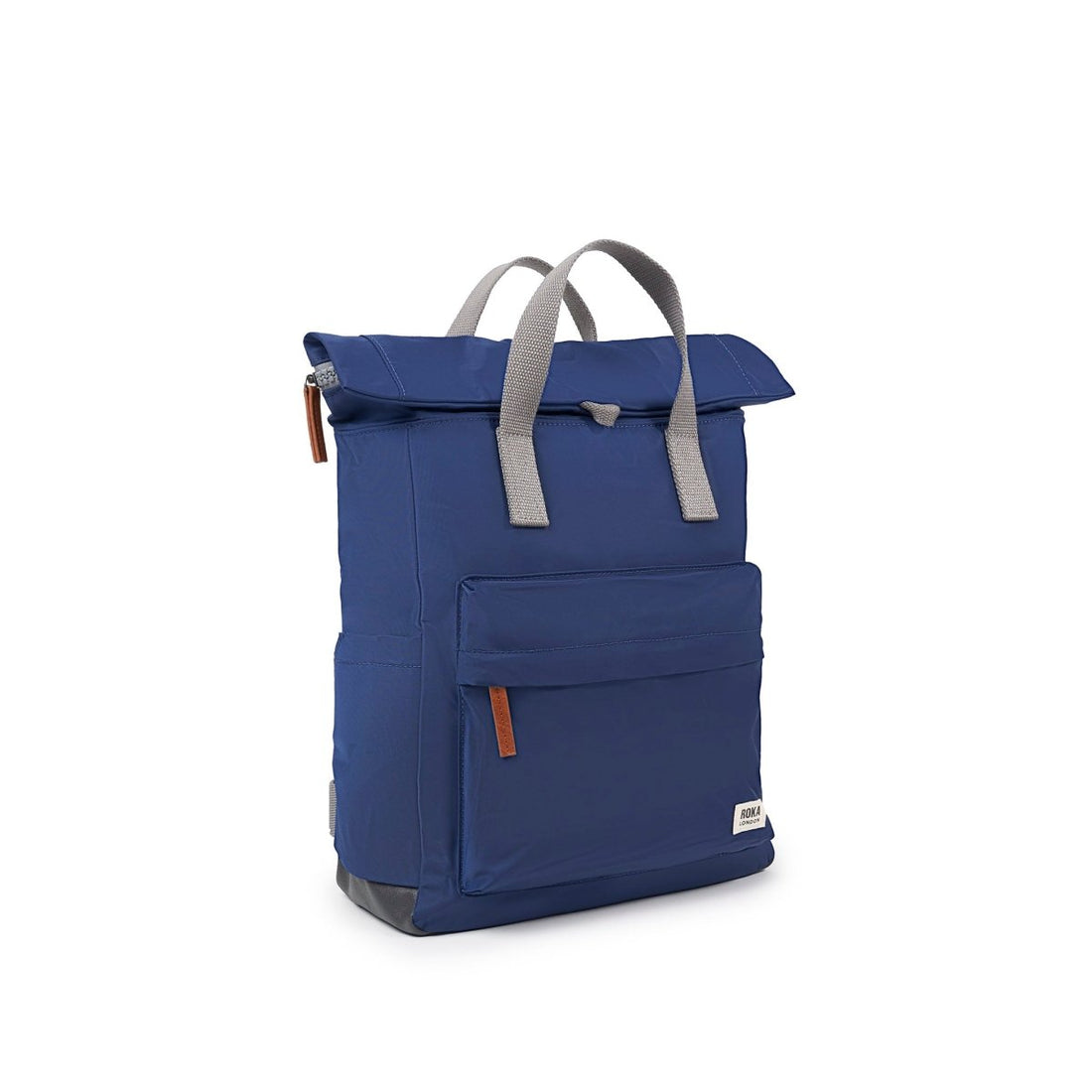 Canfield Roll Top Backpack Small Recycled Nylon - Crisp Blue - RUTHERFORD & Co