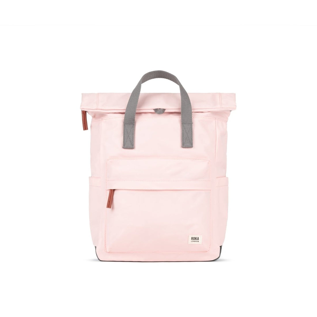 Canfield Roll Top Backpack Small Recycled Nylon - English Rose - RUTHERFORD & Co