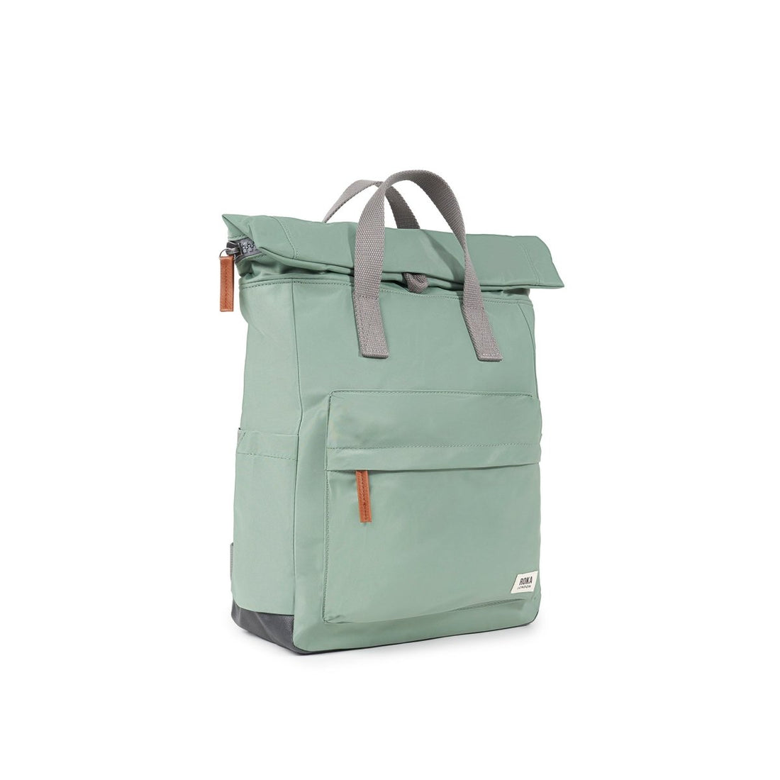 Canfield Roll Top Backpack Small Recycled Nylon - Frost - RUTHERFORD & Co