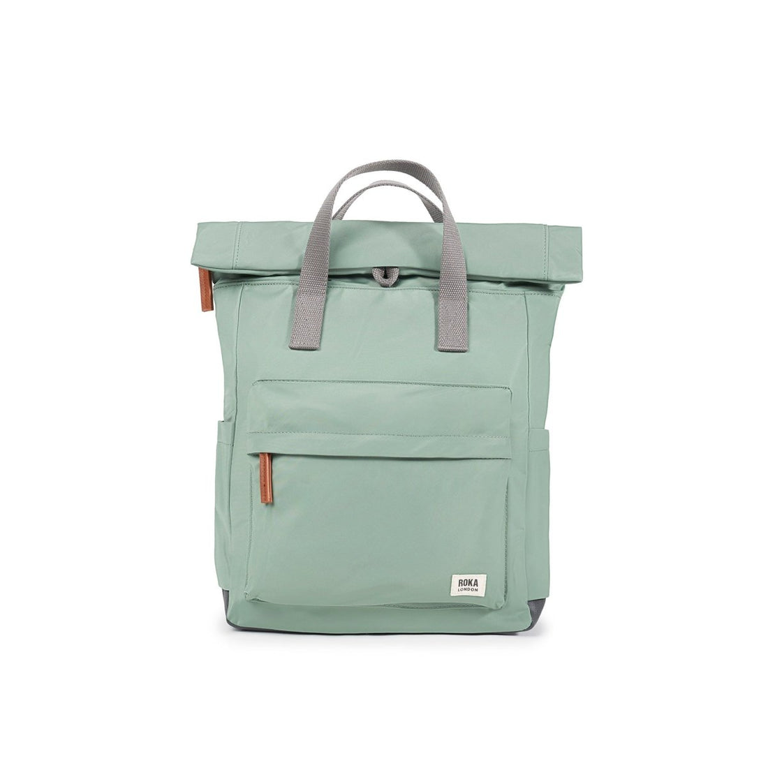 Canfield Roll Top Backpack Small Recycled Nylon - Frost - RUTHERFORD & Co