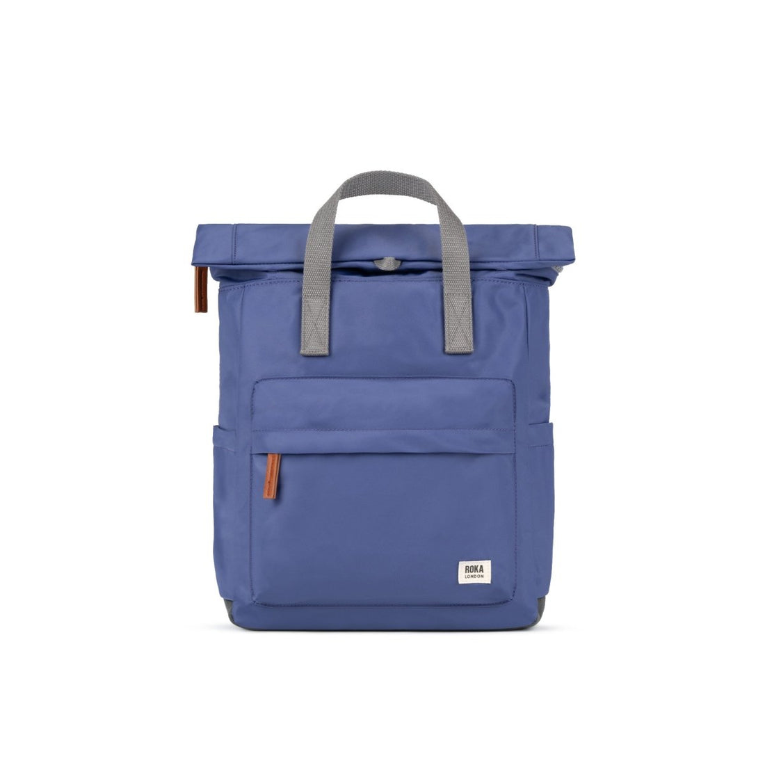 Canfield Roll Top Backpack Small Recycled Nylon - Indigo - RUTHERFORD & Co