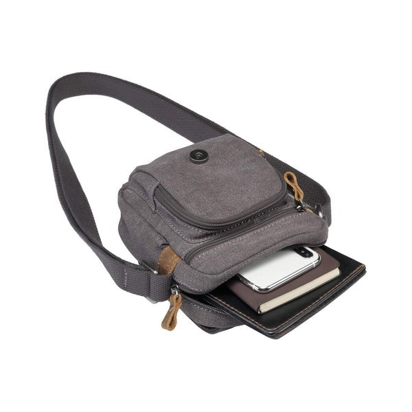 CANVAS ACROSS BODY BAG - TRP0213 - RUTHERFORD & Co