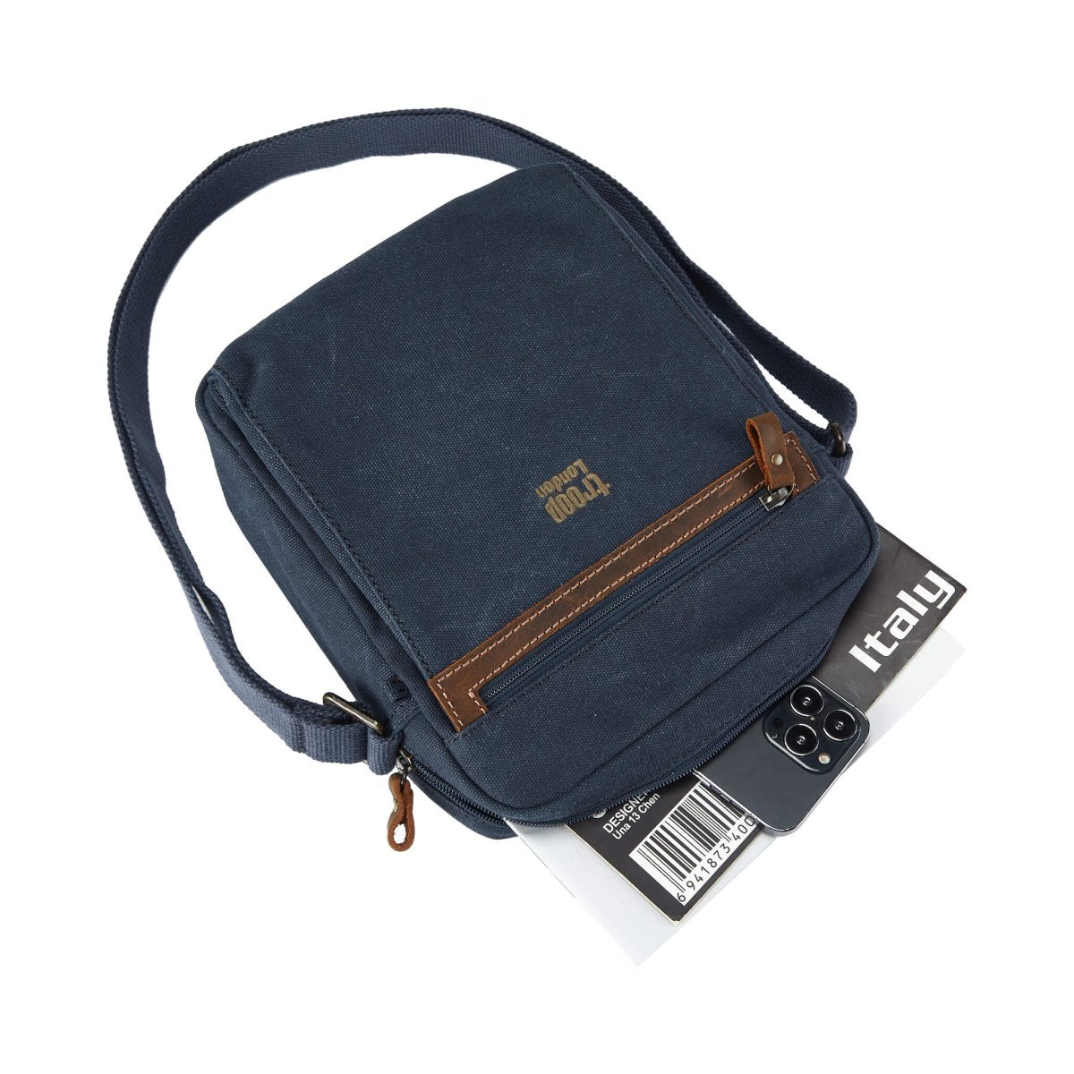 Canvas Crossbody Bag | TRP0218 Denim - RUTHERFORD & Co