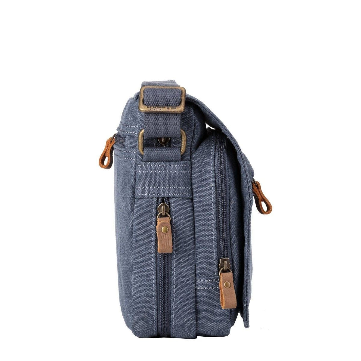 Canvas Flap Crossbody Bag | TRP0239 Blue - RUTHERFORD & Co
