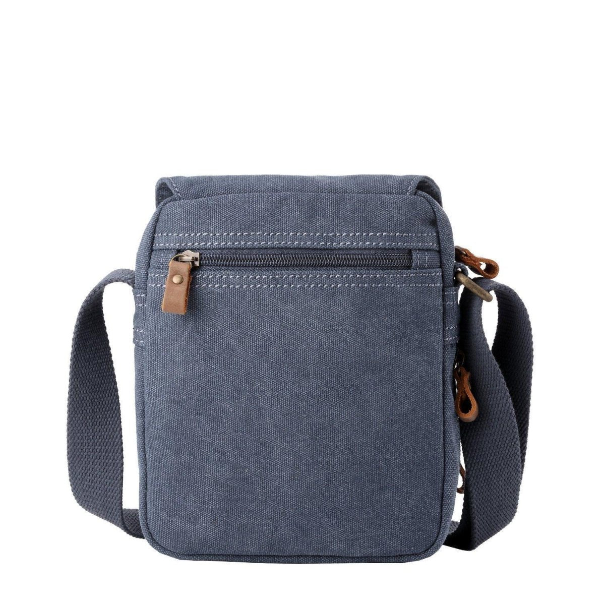 Canvas Flap Crossbody Bag | TRP0239 Blue - RUTHERFORD & Co