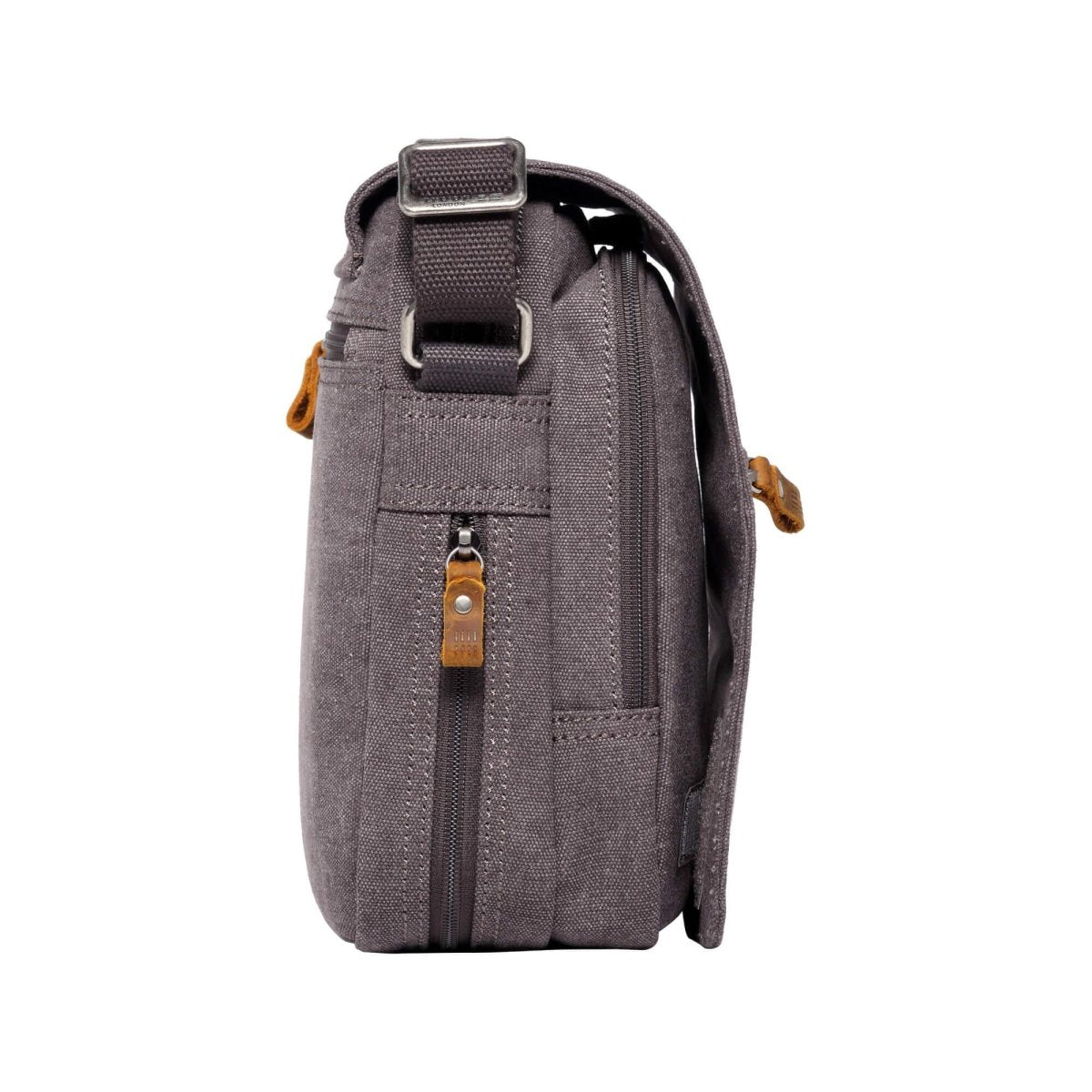 Canvas Flap Crossbody Bag with Shoulder Pad | TRP0238 - RUTHERFORD & Co