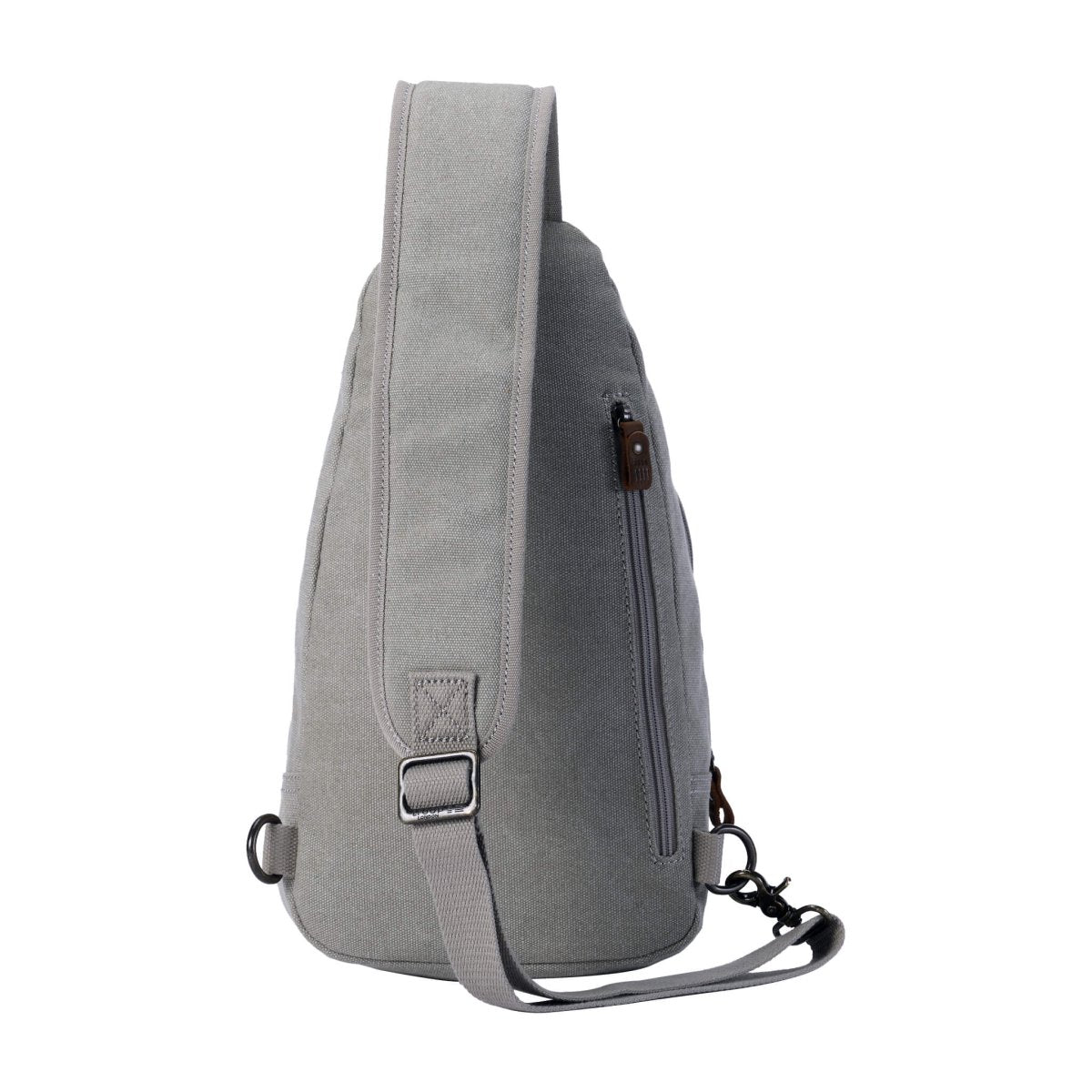 Canvas Sling Bag One Strap Backpack | TRP0551 Ash Grey - RUTHERFORD & Co