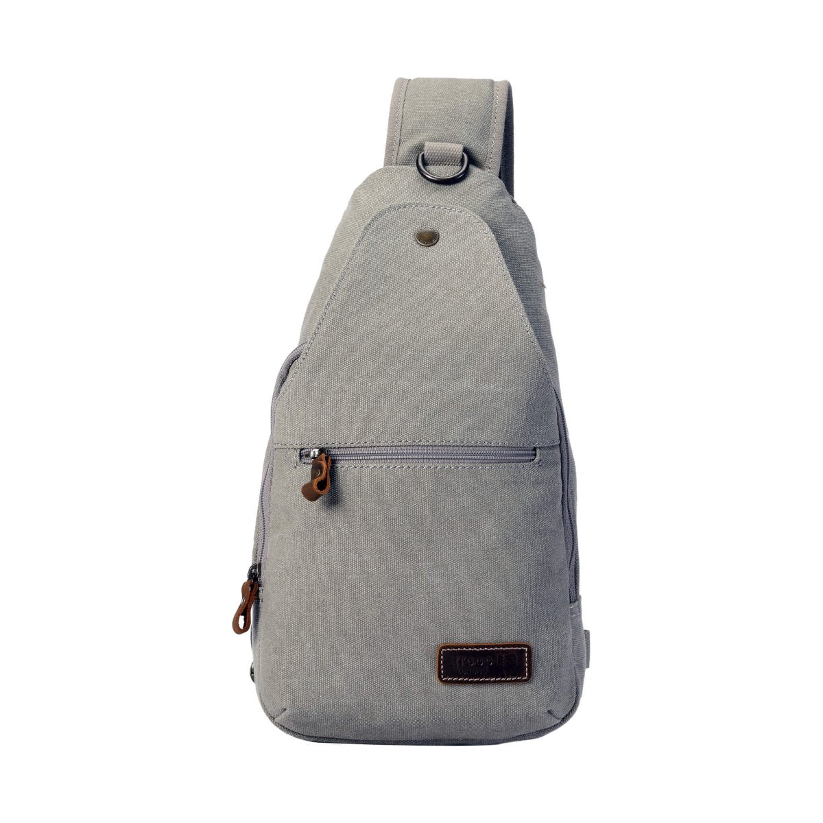 Canvas Sling Bag One Strap Backpack | TRP0551 Ash Grey - RUTHERFORD & Co