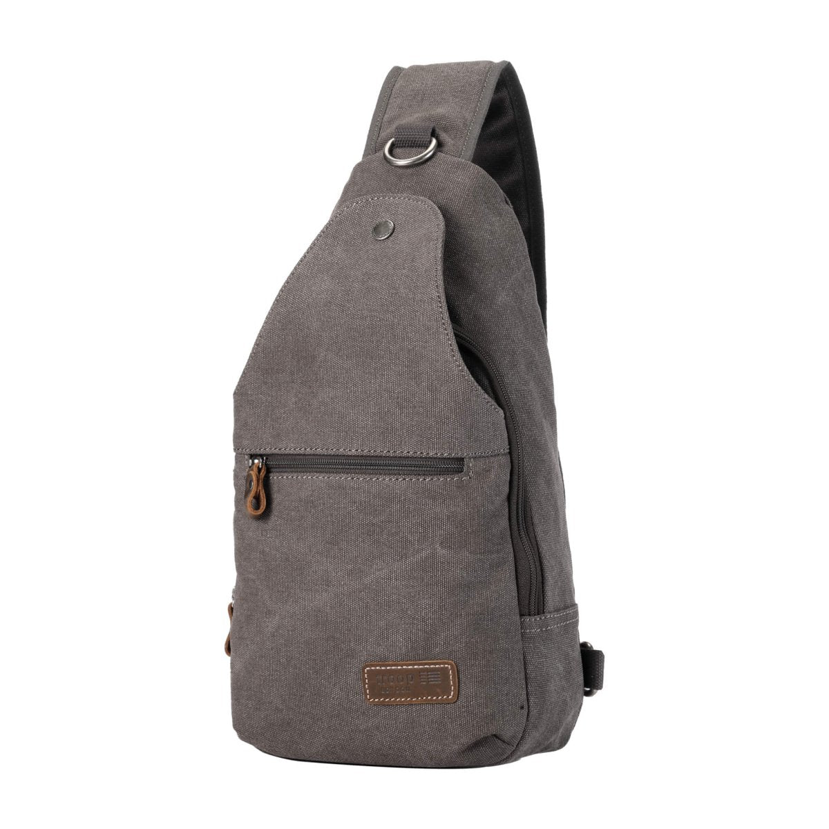 Canvas Sling Bag One Strap Backpack | TRP0551 Charcoal - RUTHERFORD & Co
