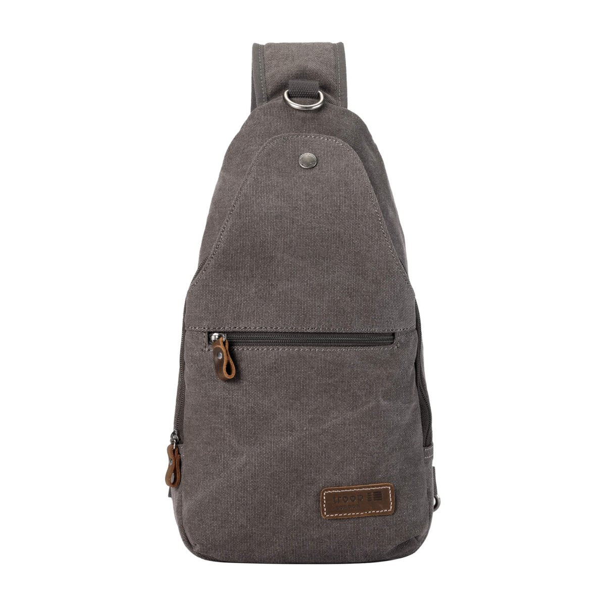 Canvas Sling Bag One Strap Backpack | TRP0551 Charcoal - RUTHERFORD & Co