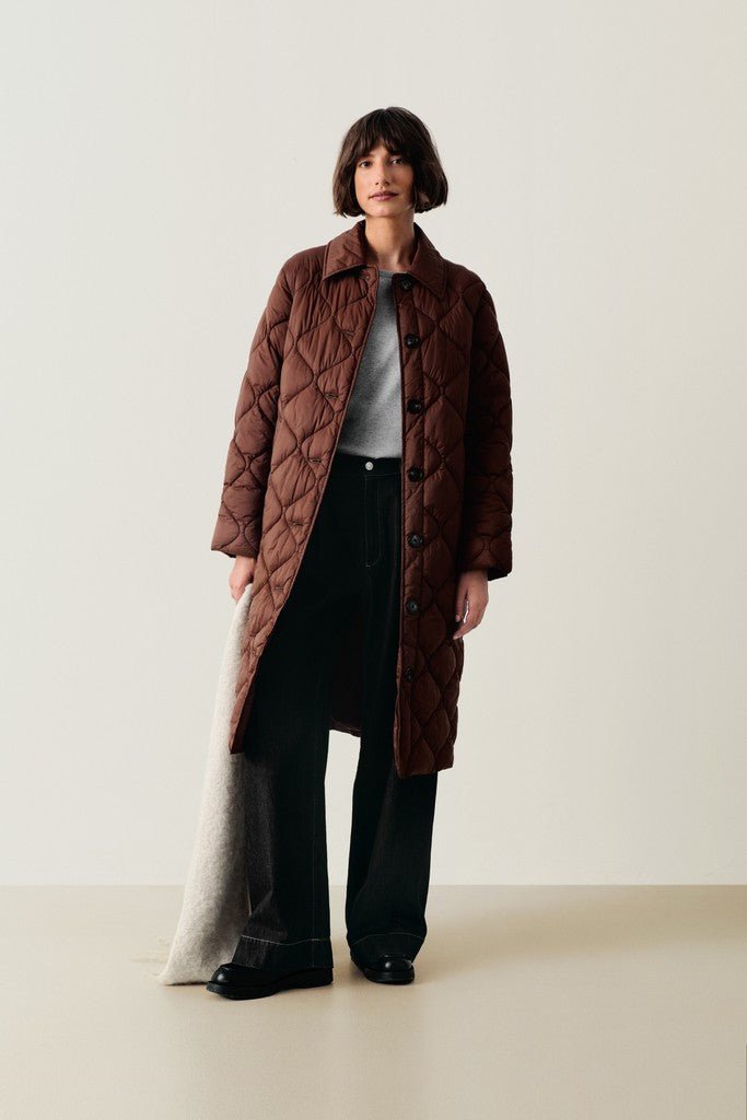 CarinePW Outerwear - Downtown Brown - RUTHERFORD & Co