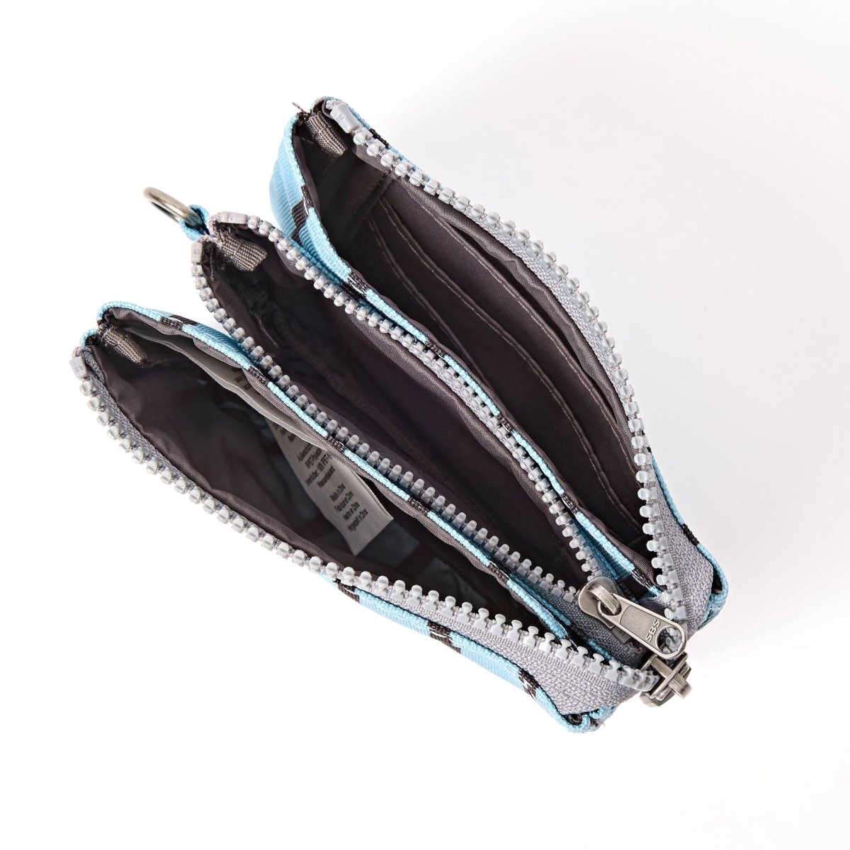 Carnaby Wallet in Blue Stripe - RUTHERFORD & Co