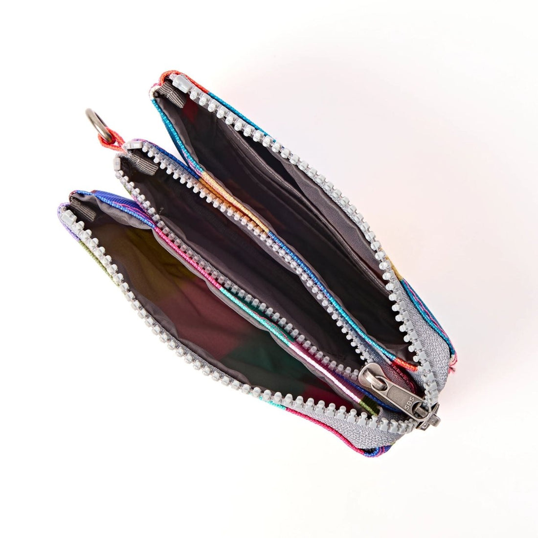 Carnaby Wallet in Wide Multi Stripe - RUTHERFORD & Co