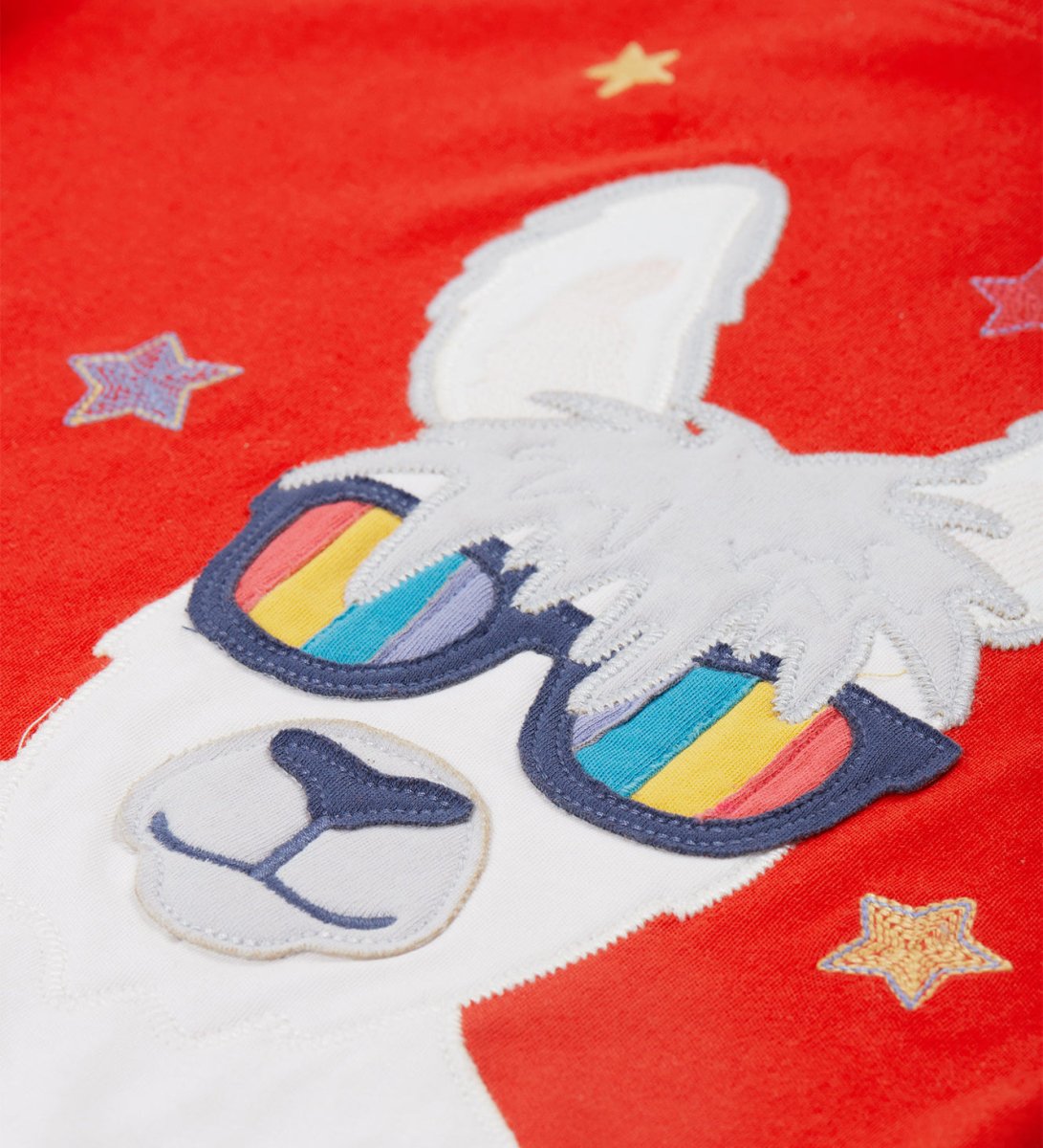 CARSEN APPLIQUE T - SHIRT - RUTHERFORD & Co