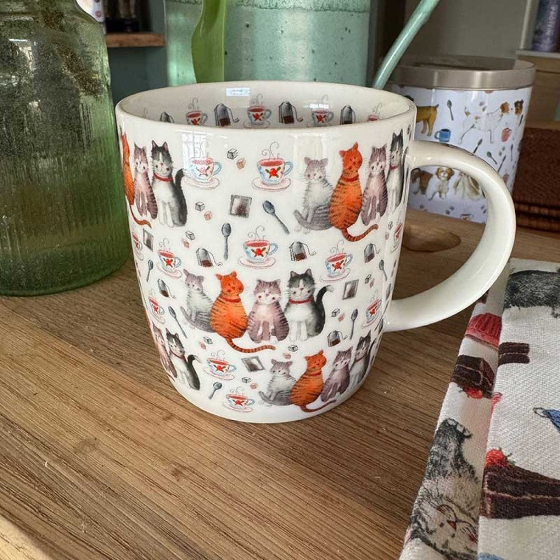 Cat and Tea Mug - RUTHERFORD & Co
