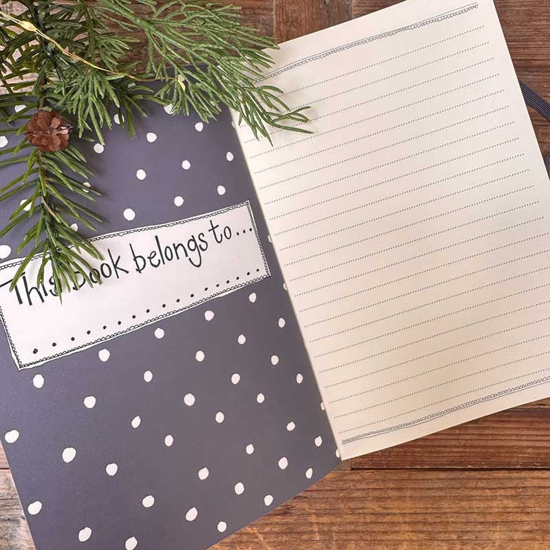 Cats and Snowman Large Notebook - RUTHERFORD & Co