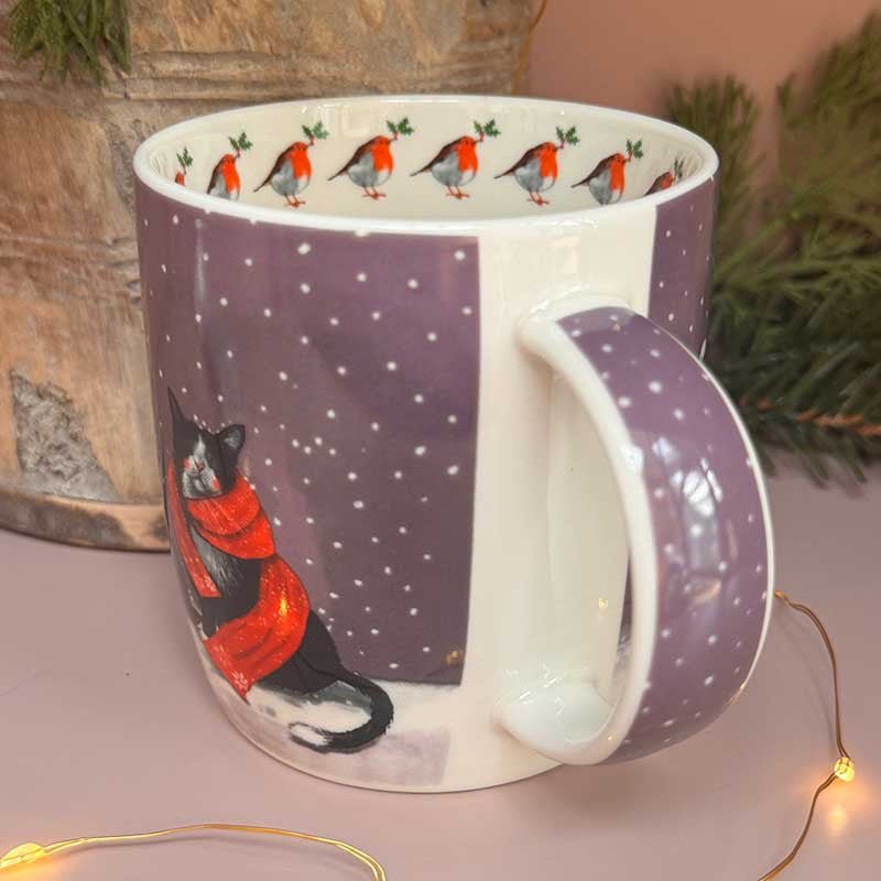 Cats and Snowman Mug - RUTHERFORD & Co