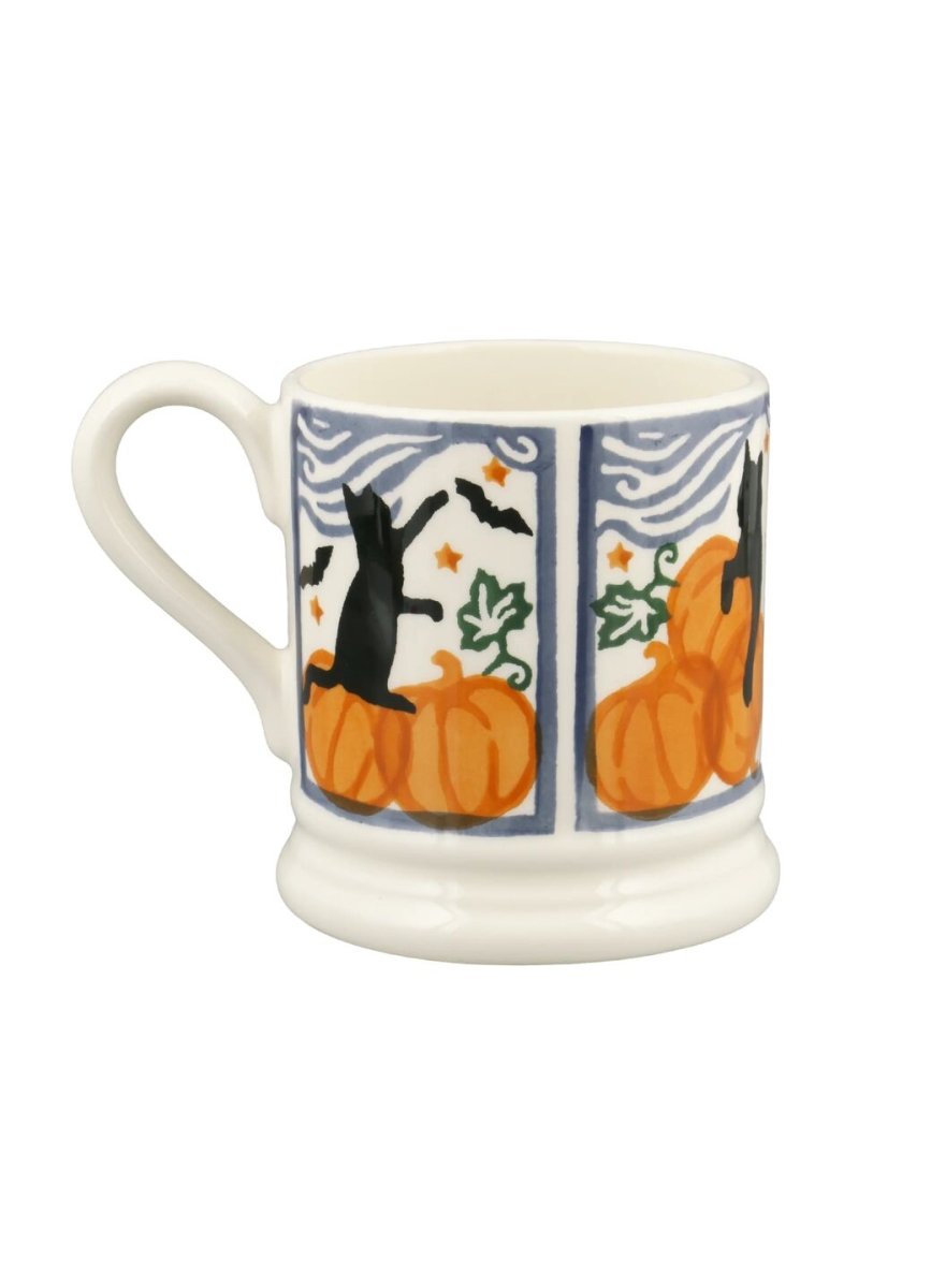 Cats & Pumpkins 1/2 Pint Mug - RUTHERFORD & Co