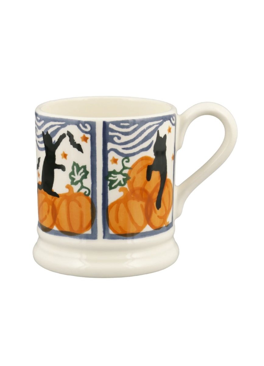 Cats & Pumpkins 1/2 Pint Mug - RUTHERFORD & Co