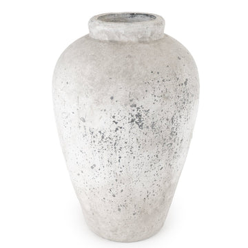 Cement Urn Vase 38cm - RUTHERFORD & Co