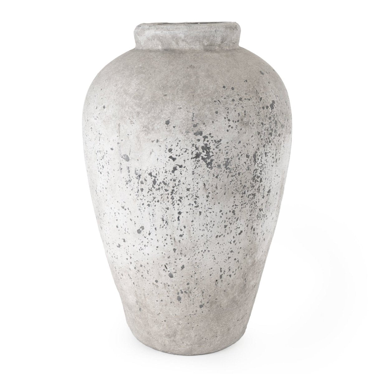 Cement Urn Vase 38cm - RUTHERFORD & Co