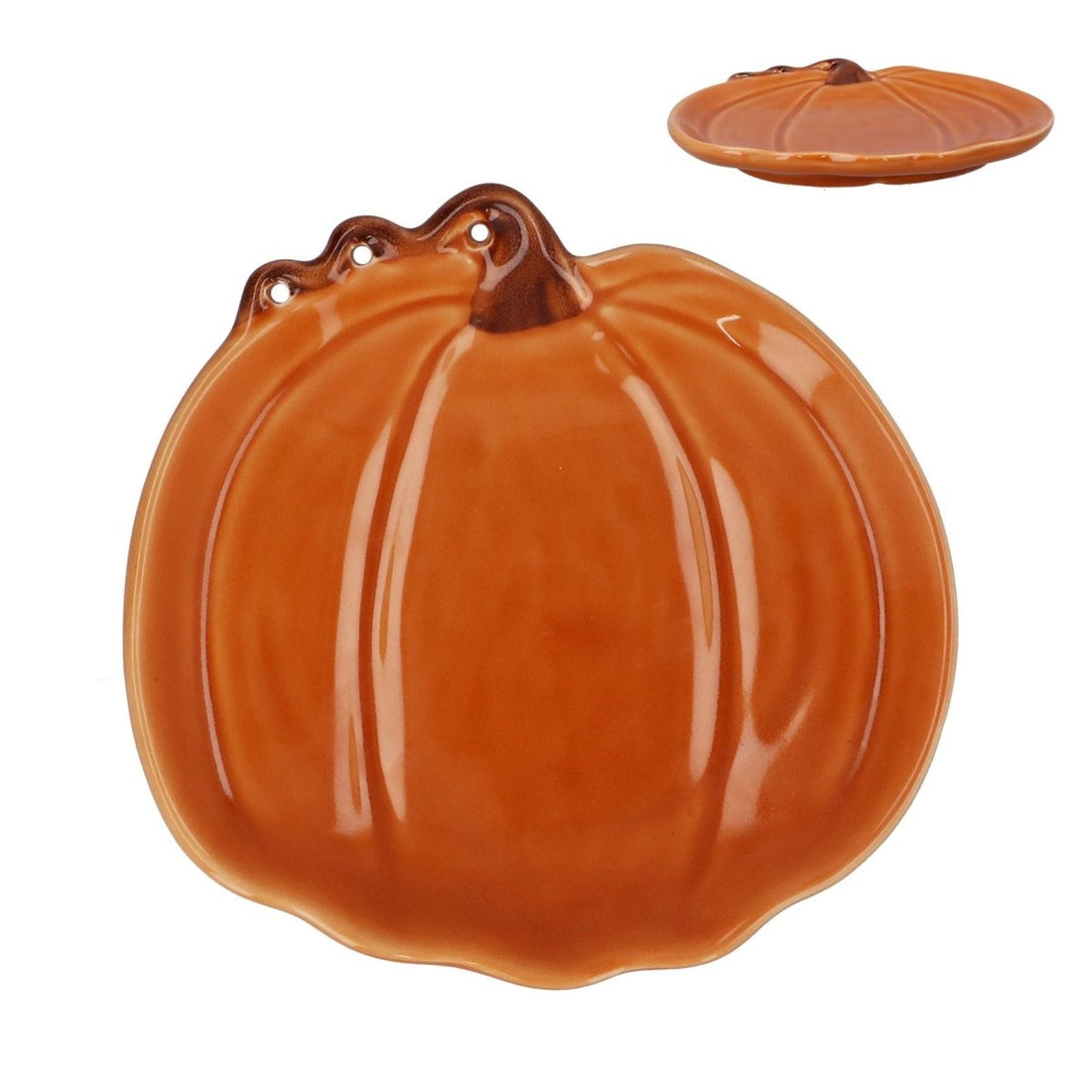 Ceramic Plate 17cm – Pumpkin & Tendril - RUTHERFORD & Co