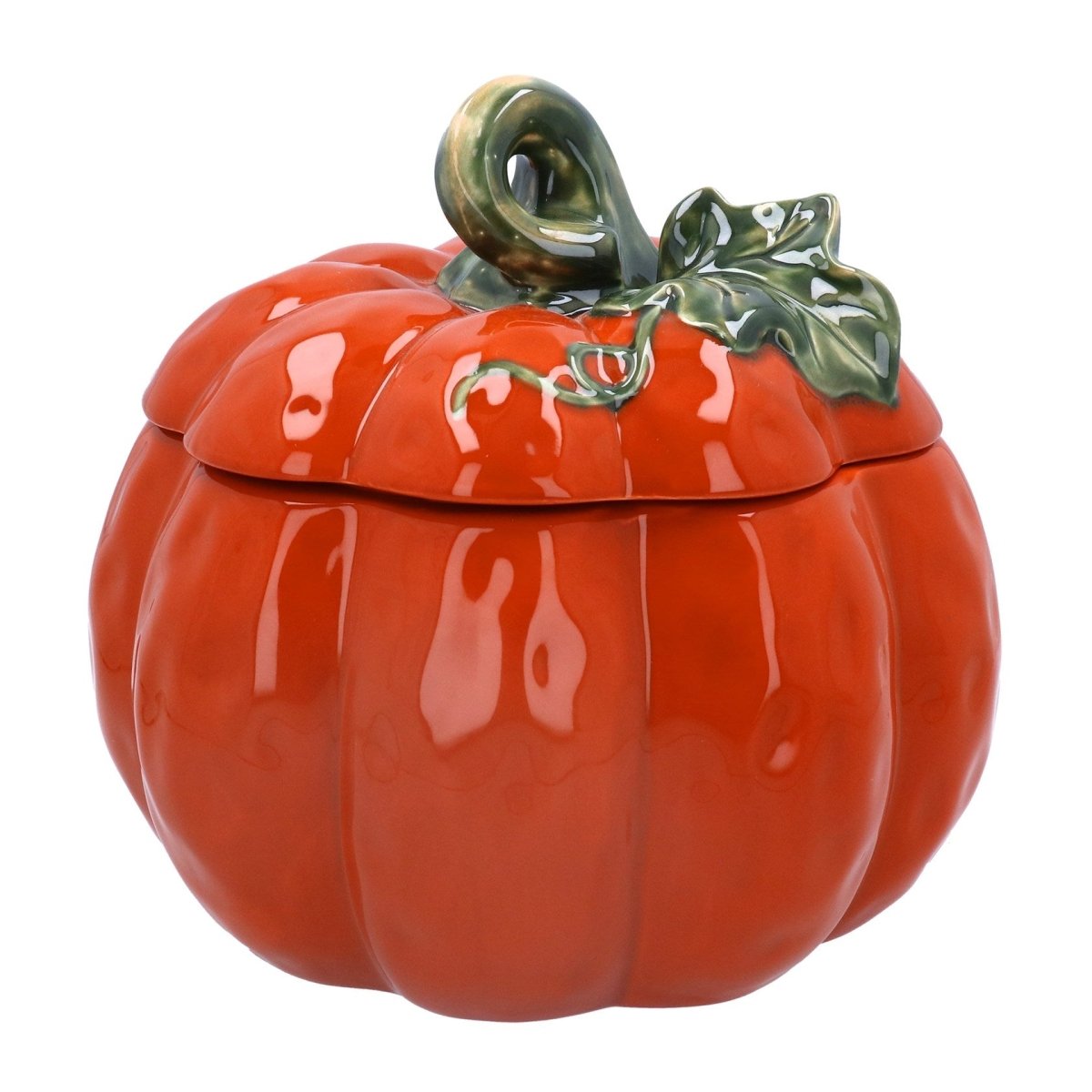 Ceramic Pot w Lid 23cm – Pumpkin & Vine - RUTHERFORD & Co