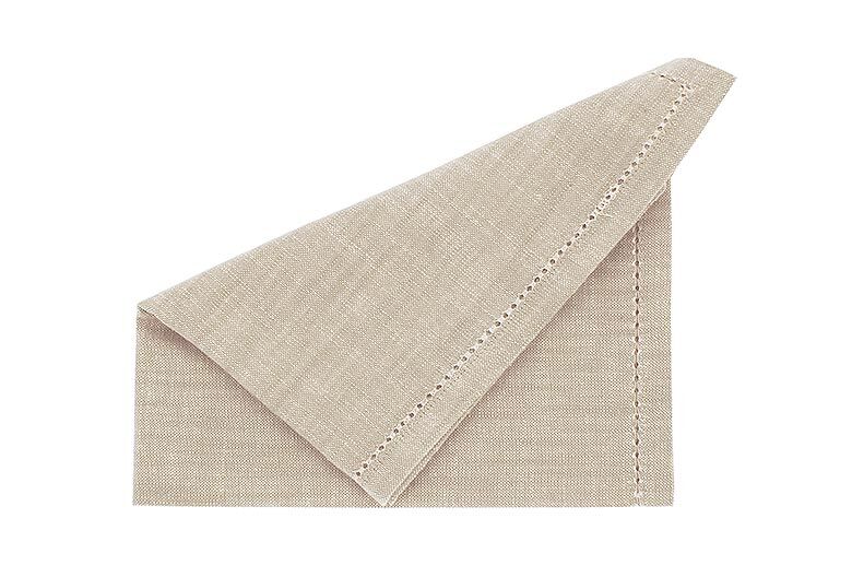 Chambray napkin natural (set of 4) - RUTHERFORD & Co