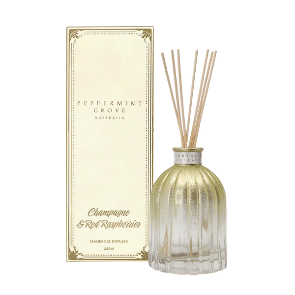Champagne & Red Raspberries Fragrance Diffuser 350ml - RUTHERFORD & Co